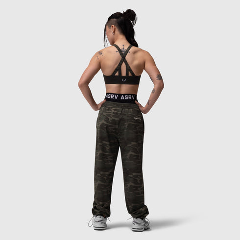 W036. Ripstop Relaxed Track Pant - Dark Camo