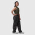 W023. LYCRA® Ribbed Mockneck Tank - Olive