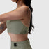 W039. LYCRA® Hybrid Sports Bra - Sage