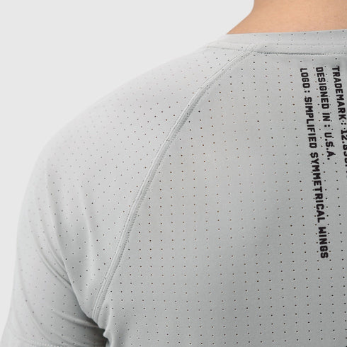 W017. Laser-Vent™ Established Tee - Slate Grey