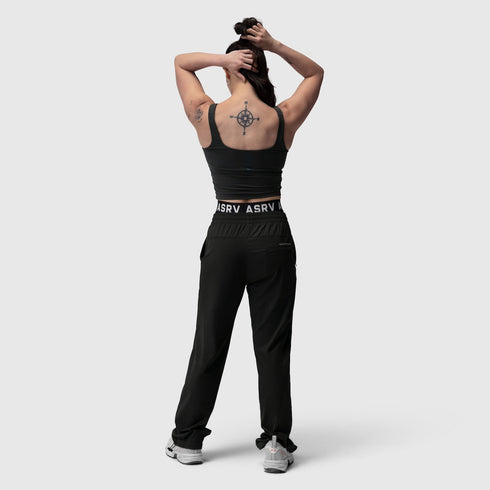 W022. LYCRA® 2-in-1 Tank Top - Black