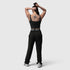 W022. LYCRA® 2-in-1 Tank Top - Black