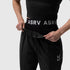 W036. Ripstop Relaxed Track Pant - Black