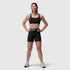 W039. LYCRA® Hybrid Sports Bra - Black