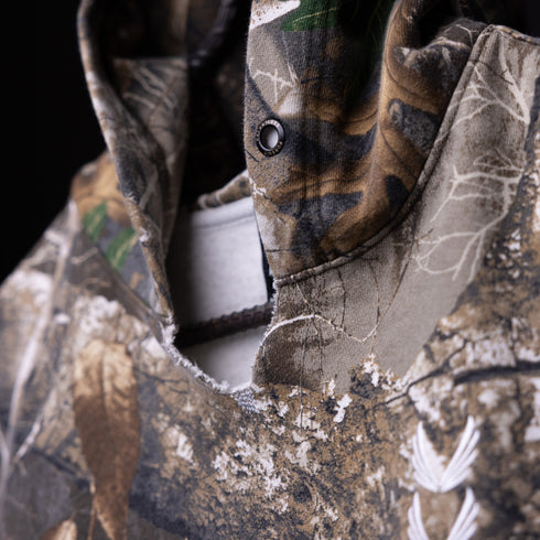 FA'23 Raw Hem Cutoff Hoodie - M - Discontinued