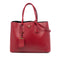 Cuir Double Tote Saffiano Leather Medium