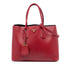 Cuir Double Tote Saffiano Leather Medium