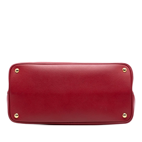 Cuir Double Tote Saffiano Leather Medium