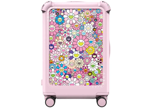 Takashi Murakami x CASETiFY Flowers Bloom (Pink) 21" Carry-On Suitcase Glossy Primrose Pink