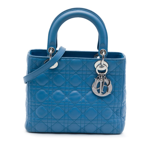 Lady Dior Bag Cannage Quilt Lambskin Medium