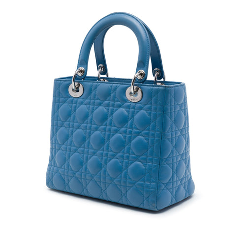 Lady Dior Bag Cannage Quilt Lambskin Medium