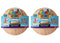 Squishy Bun Super Mega Rainbow Mystery Squishy "Dumpling" (Glitter Version) Blind Box 2x Lot