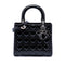 Lady Dior Bag Cannage Quilt Patent Medium