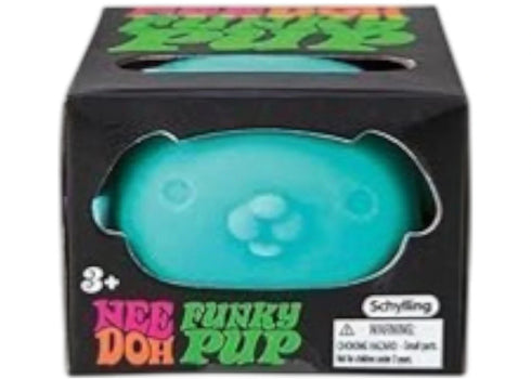 NeeDoh Funky Pup Squishy Fidget Toy Blue
