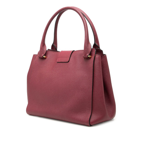 Buckle Tote Leather Medium