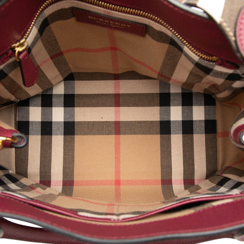 Buckle Tote Leather Medium