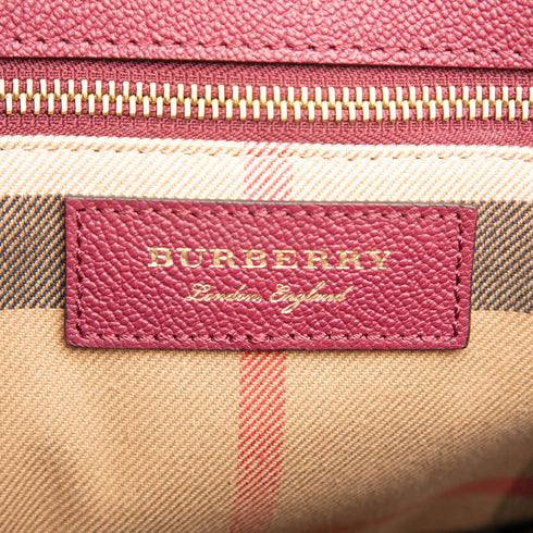 Buckle Tote Leather Medium