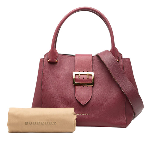 Buckle Tote Leather Medium