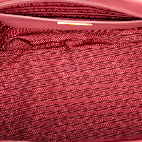 Double Zip Lux Tote Saffiano Leather Medium