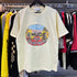 Rhude T-shirts Gustavia Hotel Printed Cotton Casual Short Sleeves Men's and Women's