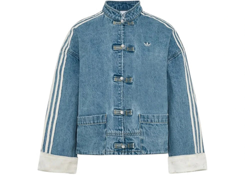 adidas Women New Chinese Jacket (Asia Sizing) Denim