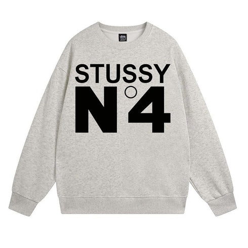 Stussy Sweatshirts Crew Neck Fleece Sweater