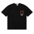 Rhude T-shirts Chevron Red Printed Cotton Casual Short Sleeve Men and Women