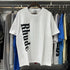 Rhude T-shirts Vertical Solid Color Printed Cotton Casual Short Sleeve Men and Women