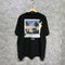 Gallery Dept T Shirt Retro Printed Loose Short-Sleeved Shirt