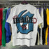 Godspeed T-shirts Blue Sky White Clouds Poppy Skull Planting Printing Cotton Casual Short Sleeves Men and Women