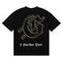 Godspeed T-shirts Spacesuit Pyramid Printing Cotton Casual Crew Neck Short Sleeve Men and Women