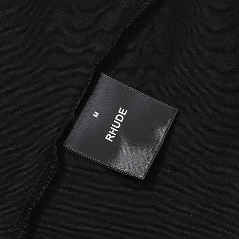 Rhude T-shirts Windowsill Seaview Printing Cotton Casual Short Sleeve Men and Women