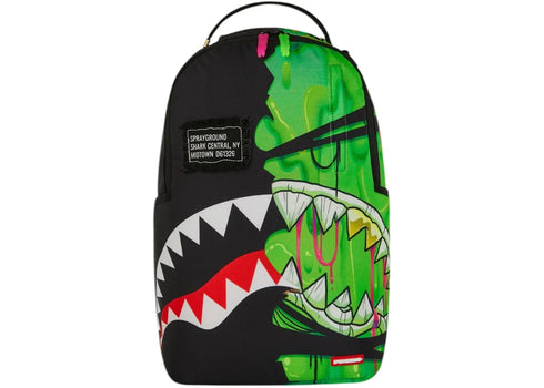 Sprayground Zombie Ooze Shark Central Backpack Multicolor