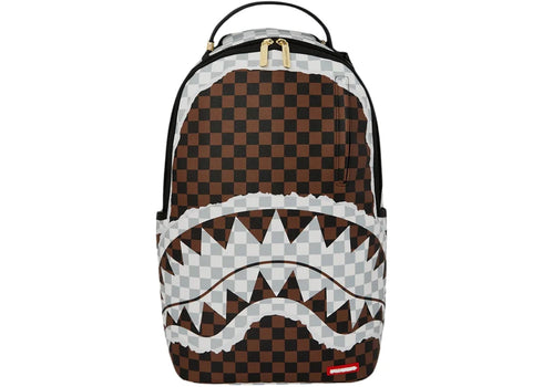 Sprayground Shark Legacy Backpack Brown/White