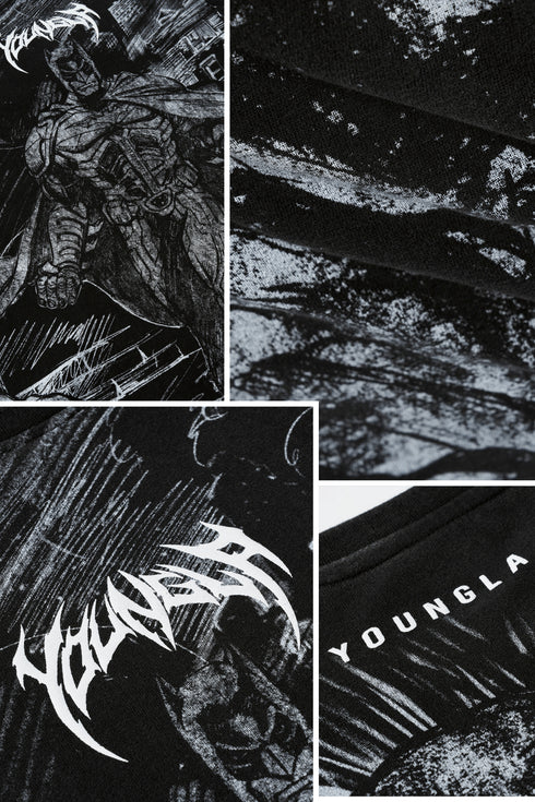 8002 - Batman Comic Longsleeves