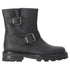 Women's Jimmy Choo Youth II Buckled Ankle Boots in Black Calf Leather