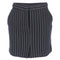 Women's Max Mara Kirsch Pinstripe Mini Skirt in Navy Blue Cotton