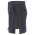 Women's Max Mara Kirsch Pinstripe Mini Skirt in Navy Blue Cotton