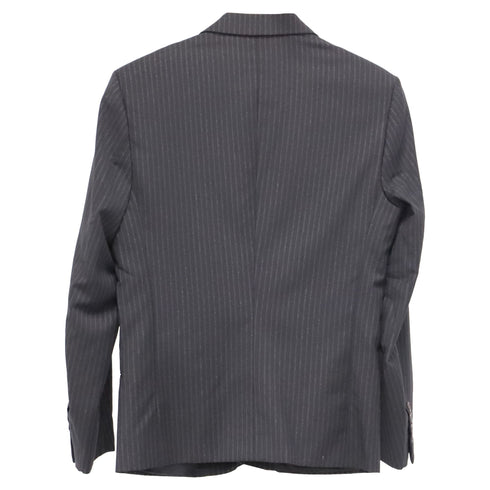 Men's Dior Single-Breasted Pinstripe Blazer in Black Wool