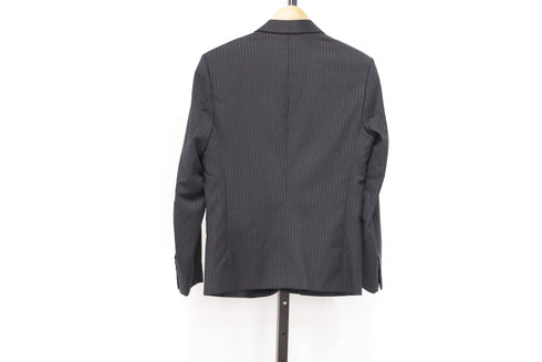 Men's Dior Single-Breasted Pinstripe Blazer in Black Wool