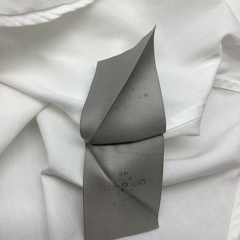 Men's Dior Button-Down Bee Embroidered Shirt in White Cotton