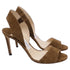 Women's Jimmy Choo Slingback Sandal Heels in Brown Suede