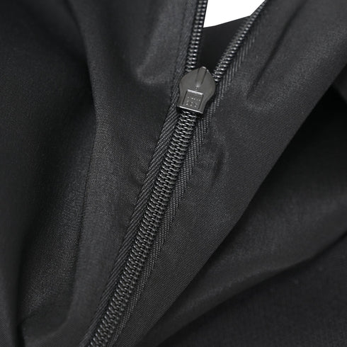 Women's Max Mara Long Sleeve Midi Sheath Dress in Black Wool