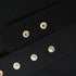 Women's Max Mara Long Sleeve Midi Sheath Dress in Black Wool