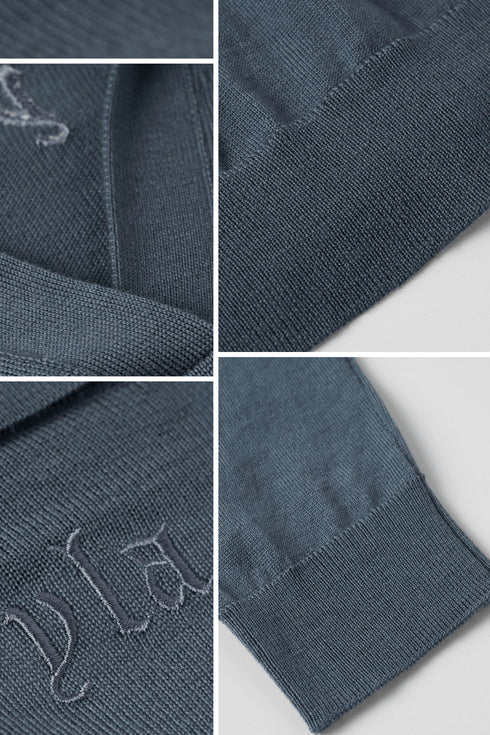 8018 - Monaco Wool Longsleeve Polo