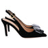 Women's Gianvito Rossi Jaipur 85 Slingback Pumps in Black Velvet