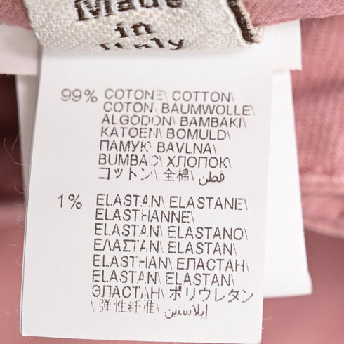 Women's Brunello Cucinelli Straight-Leg Jeans in Pink Cotton