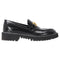 Women's Valentino Garavani VLogo Signature Loafers in Black Calf Leather