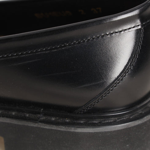 Women's Valentino Garavani VLogo Signature Loafers in Black Calf Leather