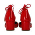 Women's Aquazzura Alexa 50 Pumps in Red Patent Leather